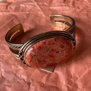 Barse Desert Haven Orange Coral Cuff